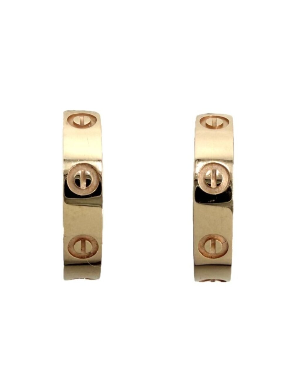 Cartier Earrings Mini Love Bismotif 18k Gold 18k Pink